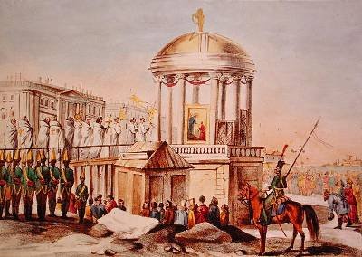 The Blessing of the Waters at St Petersburg