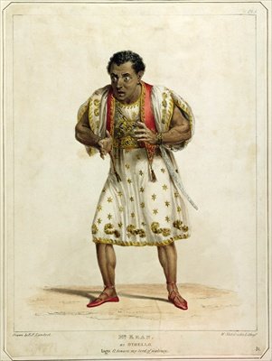 Portrait of Mr Edmund Kean 1787-1833 as Othello