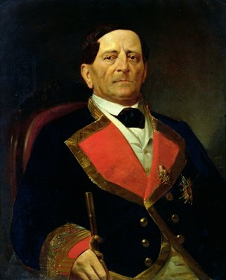 Portrait of Antonio Lopez de Santa Ana 1794-1876