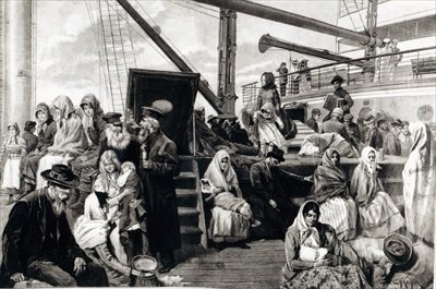 Steerage Passengers Emigrating to the United States of America from Germany