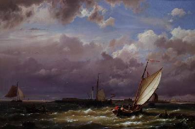 Off Enkhuizen on the Zuider Zee