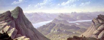 North west view from Ben Lomond