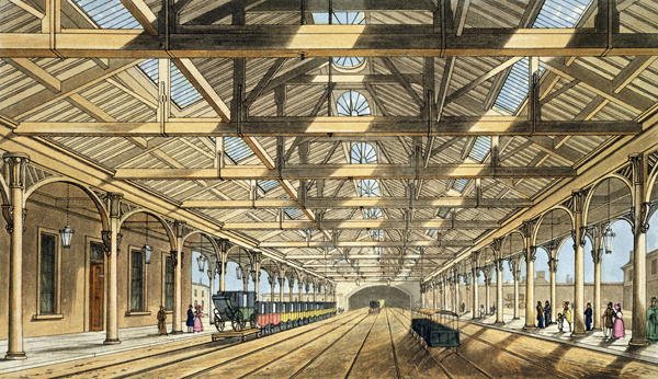 New Station Lime Street Entrance to the Tunnel and Booking Offices