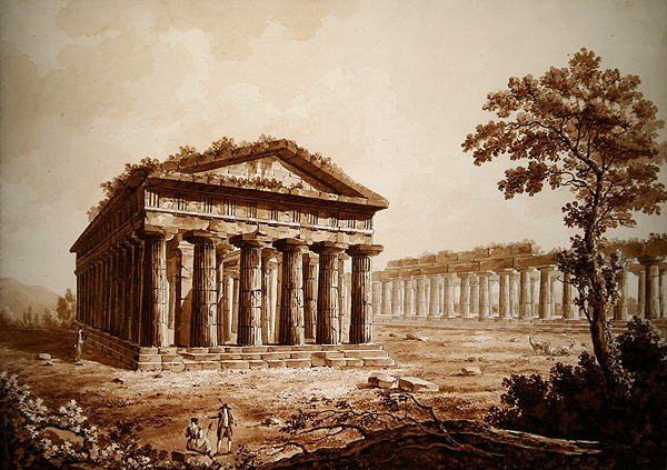The Temple of Neptune and the Basilica at Paestum