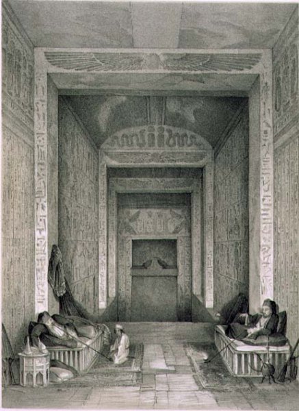 Entrance to a tomb in the Valley of the Kings