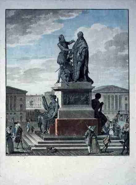 Project for a Monument Dedicated to Louis XVI 1754-93 and Henri IV 1553-1610