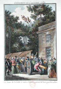 The women of Les Halles marching to Versailles