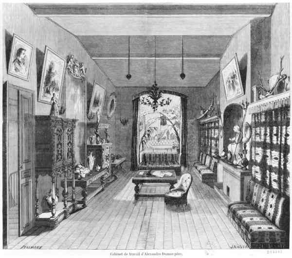 Study of Alexandre Dumas Pere 1802-70