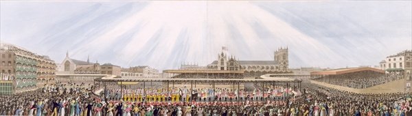 View of the Coronation Procession of King George IV from Westminster Hall to the Abbey