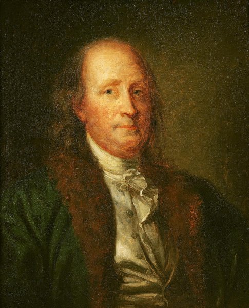Portrait of Benjamin Franklin 1706-90