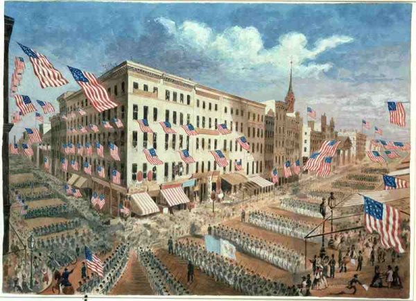 Departure of the 7th Regiment NYSM