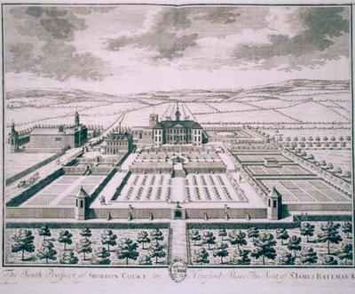 South Prospect of Shobdon Court Herefordshire the Seat of Sir James Bateman