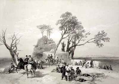 Panjab Outpost of Rhodawala Occupied by the British Piquets