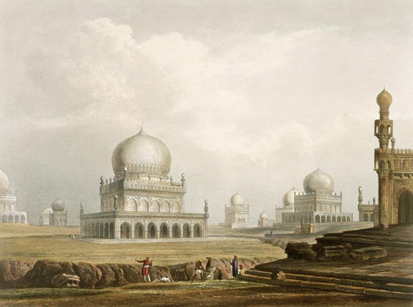 Tombs of the Kings of Golconda in 1813