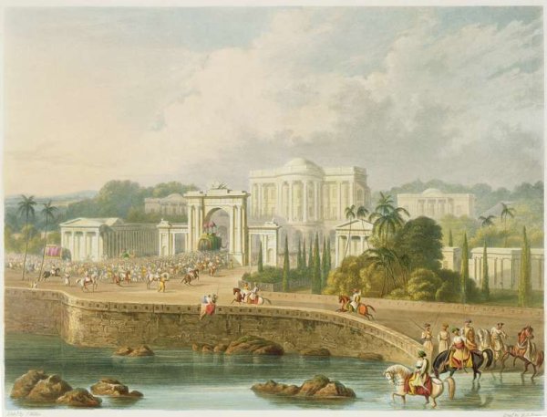 The British Residency at Hyderabad in 1813