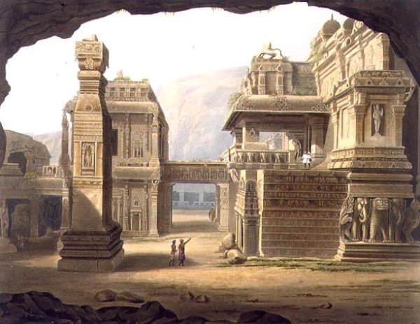 Great Excavated Temple at Ellora in 1813