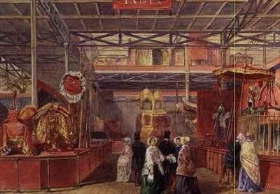 The Indian Court and Elephant Trappings the Great Exhibition