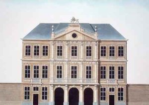 Hotel de lOctroi at Ghent from Choix des Monuments Edifices et Maisons les plus remarquables du Royaume des Pays Bas