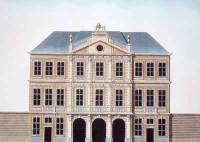 Hotel de lOctroi at Ghent from Choix des Monuments Edifices et Maisons les plus remarquables du Royaume des Pays Bas