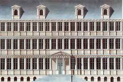 Town Hall at Ghent from Choix des Monuments Edifices et Maisons les plus remarquables du Royaume des Pays Bas