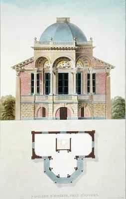 Pavilion of Hingene near Anvers from Choix des Monuments Edifices et Maisons les plus remarquables du Royaume des Pays Bas