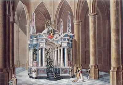 Tomb of William I Prince of Orange at Delft from Choix des Monuments Edifices et Maisons les plus remarquables du Royaume des Pays Bas