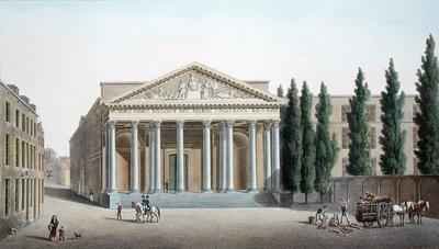 Palace of Justice Brussels from Choix des Monuments Edifices et Maisons les plus remarquables du Royaume des Pays Bas