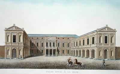 Palais Royal The Hague from Choix des Monuments Edifices et Maisons les plus remarquables du Royaume des Pays Bas