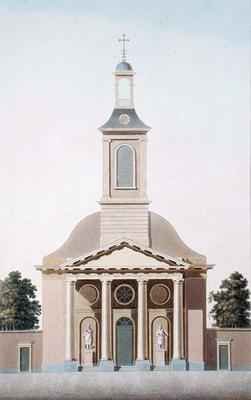 Church of St Willebrord in The Hague from Choix des Monuments Edifices et Maisons les plus remarquables du Royaume des Pays Bas