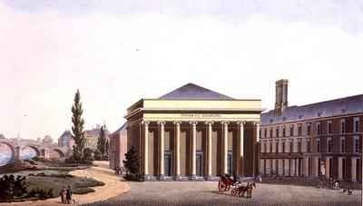 Palace of the University of Liege from Choix des Monuments Edifices et Maisons les plus remarquables du Royaume des Pays Bas