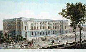 Palace of the Prince of Orange Brussels from Choix des Monuments Edifices et Maisons les plus remarquables du Royaume des Pays Bas