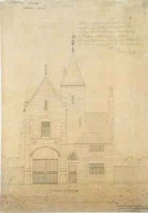 Front Elevation of Castle Ashby