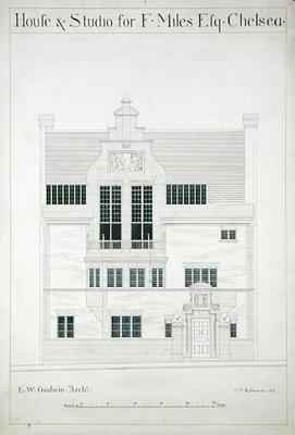 House and Studio for F Miles Esq Chelsea