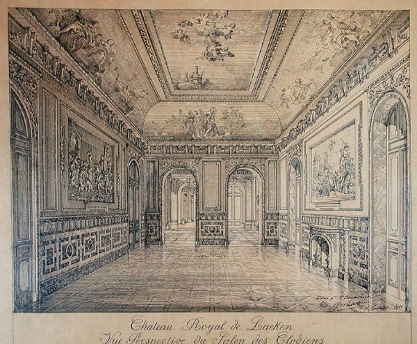 The Salon des Clodions at the Royal Palace of Laeken