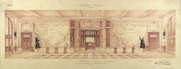 Lateral Gallery of the Musee du Congo at Tervueren