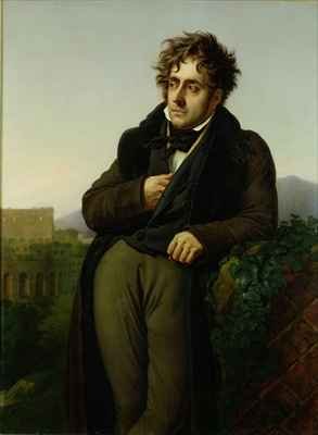 Portrait of Francois Rene 1768-1848 Vicomte de Chateaubriand