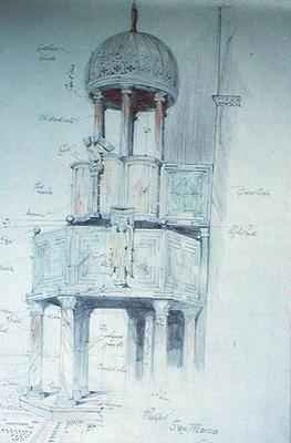 Design for the Pulpit at San Marco Venice