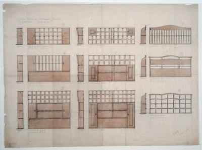 Designs for China Racks Sideboards and Dressers in English Oak