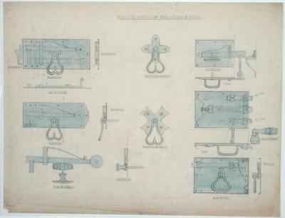 Designs for Iron Latches and Bolts