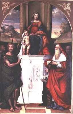 Madonna and Child with SS John the Baptist and Jerome