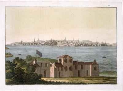 View of Boston from Le Costume Ancien et Moderne