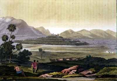 Teocalli the Great Temple at Tenochtitlan Mexico Aztec