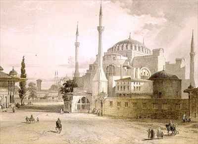 Haghia Sophia plate 17 exterior view of the mosque