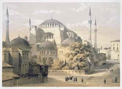 Haghia Sophia plate 19 exterior view of the mosque