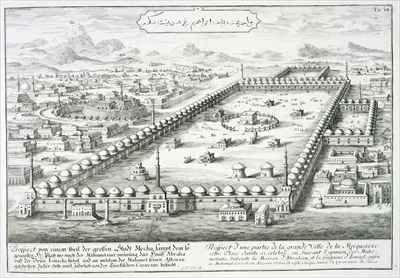 View of Mecca from Entwurf einer historischen Architektur