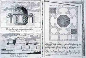 Plan Elevation and Cross Section of the Imperial Baths Budapest Hungary