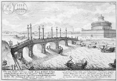 Bridge of Aelius and Hadrians Mausoleum Castel SantAngelo Rome