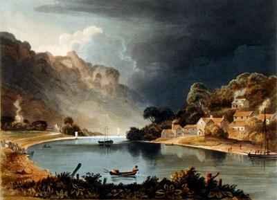 View down the River at the New Weir