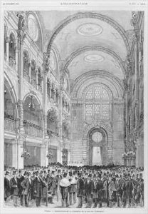 Inauguration of the synagogue rue des Tournelles Paris