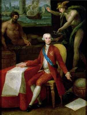 Portrait of Jose Monino the Count of Floridablanca